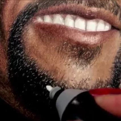 How to erase colored pencils.
